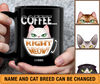 Coffee Right Meow Cat Personalized Mug - MG007PS