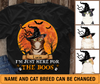 I'm Just Here For The Boos Cat Personalized Shirt - TS070PS