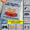 It's Feed Me O'Clock Cat Personalized Shirt - TS024PS