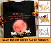Retired Under New Management Cats Personalized Shirt - TS069PS