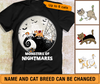 Monsters Of Nightmares Cats Personalized Shirt - TS084PS
