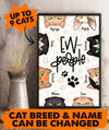 Ew People Cats Personalized Poster - PT005PS