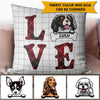 Love Dog Personalized Pillow - PL003PS