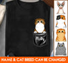 Cat Pocket Personalized Shirt - TS051PS