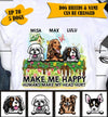 Make Me Happy Dogs Personalized Shirt - TS004PS