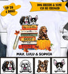 Coffee Dogs And Books Personalized Shirt - TS005PS