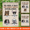 This House Is Ruled By Spoiled Furry Dogs Personalized Garden Flag - GA010PS