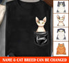 Cat Pocket Personalized Shirt - TS055PS