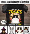 Hand Over The Treats Cat Personalized Shirt - TS200PS