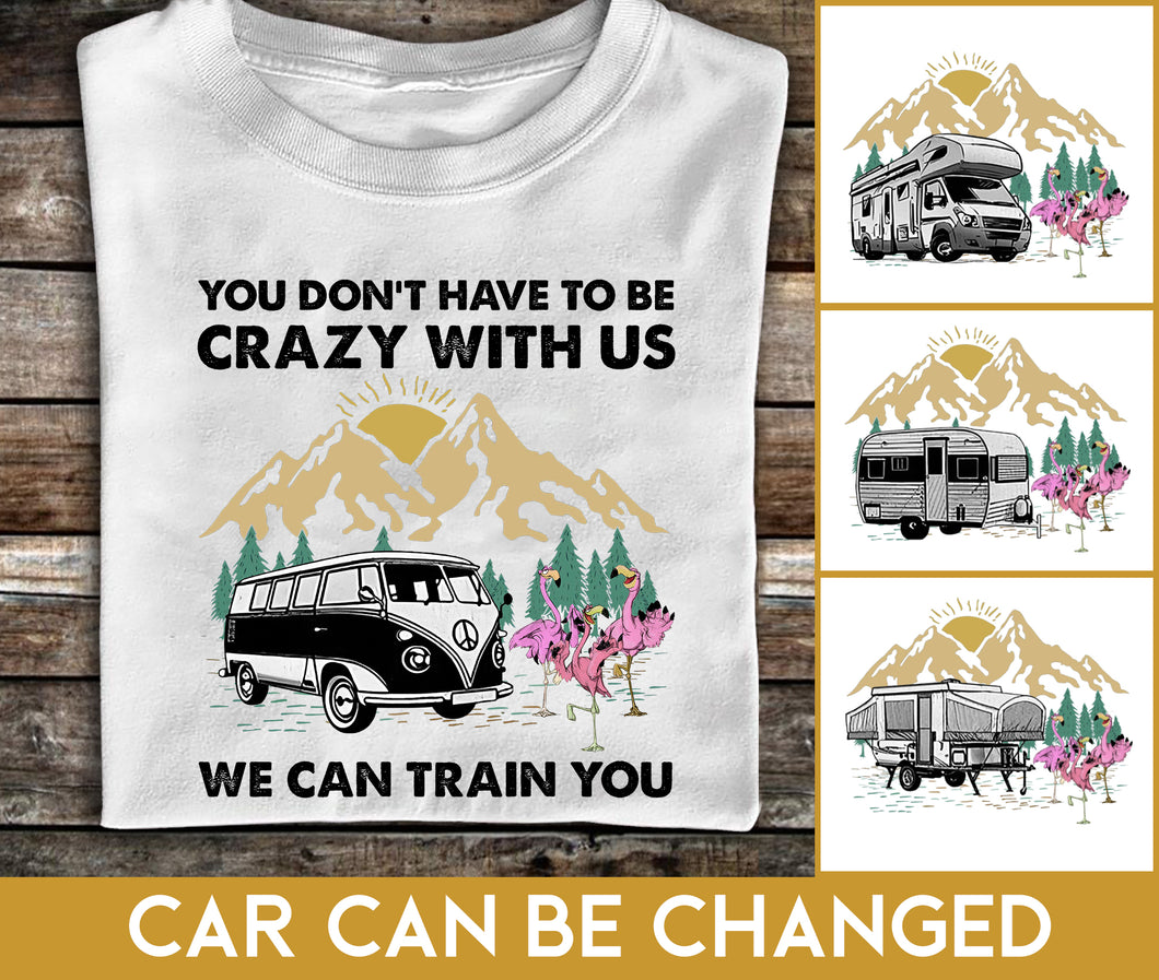 Crazy Camping Personalized Shirt - TS010PS