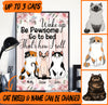 Wake Up And Be A Pawsome Cat Personalized Poster - PT004PS