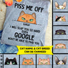 Piss Me Off Cat Personalized Shirt - TS012PS
