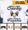 Cranky Cat With A Touch Of Psycho Personalized Shirt - TS019PS