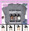 My Spirit Animals Are These Grumpy Cats Personalized Shirt - TS065PS