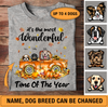 The Most Wonderful Time Of The Year Dog Personalized Shirt - TS092PS