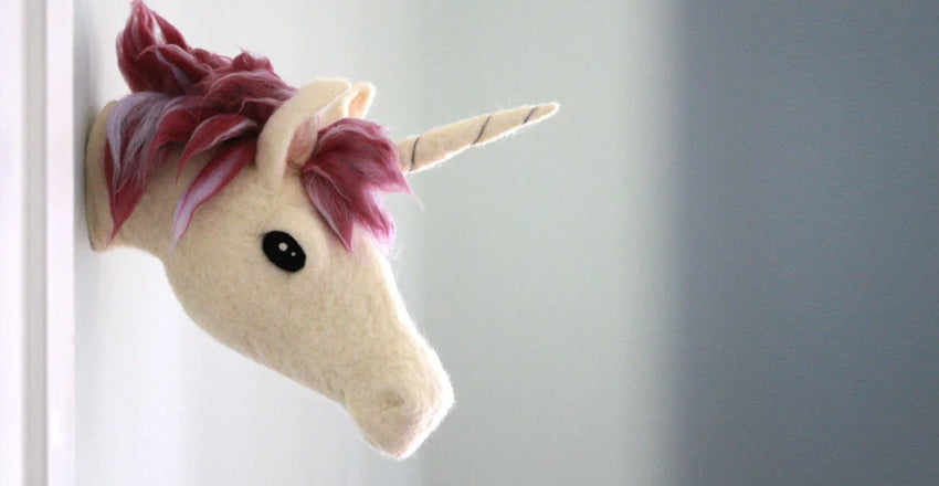 Unique Unicorn Head Wall Mounts for Unicorn Lovers' House