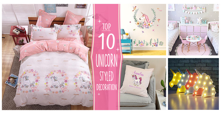 Top 10 unicorn-styled decoration ideas will turn your room into a magical world