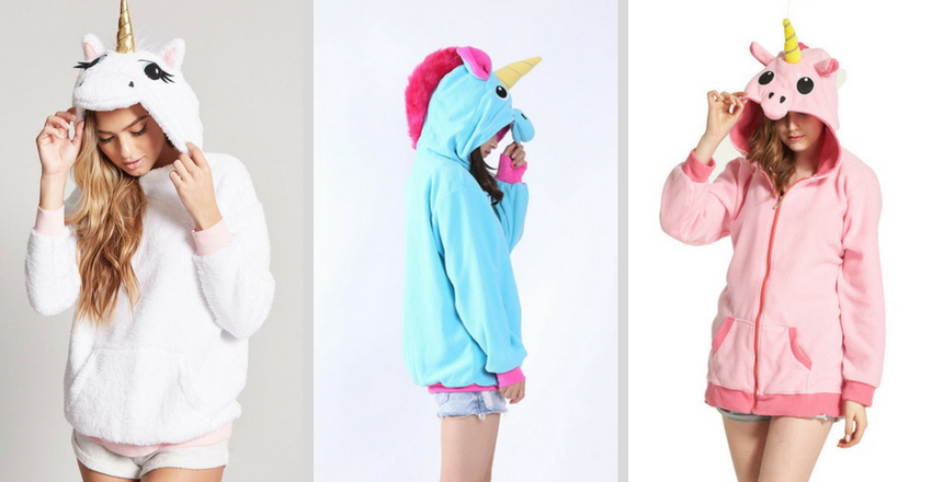 Unicorn Fashion Trend: Be A True Unicorn with Unicorn Hoodies with Horn