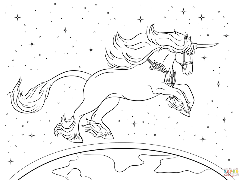 Top 7 beautiful coloring unicorn pictures to color