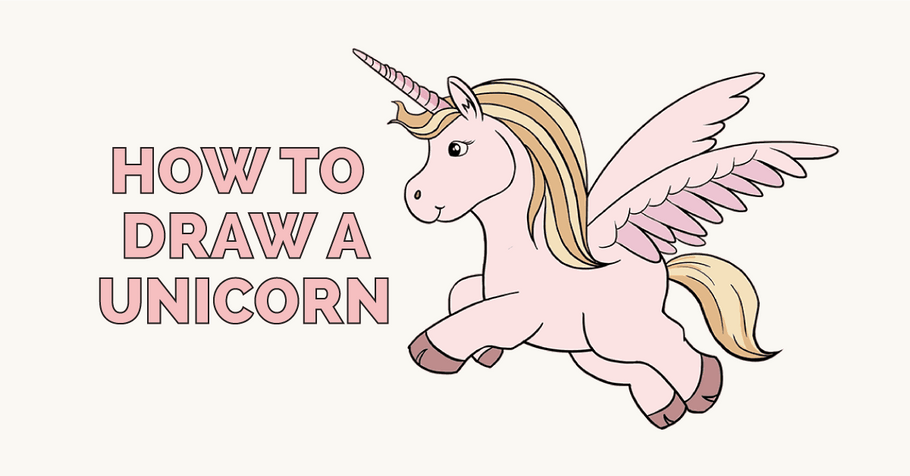 Detailed Instruction on how to Draw a Unicorn
