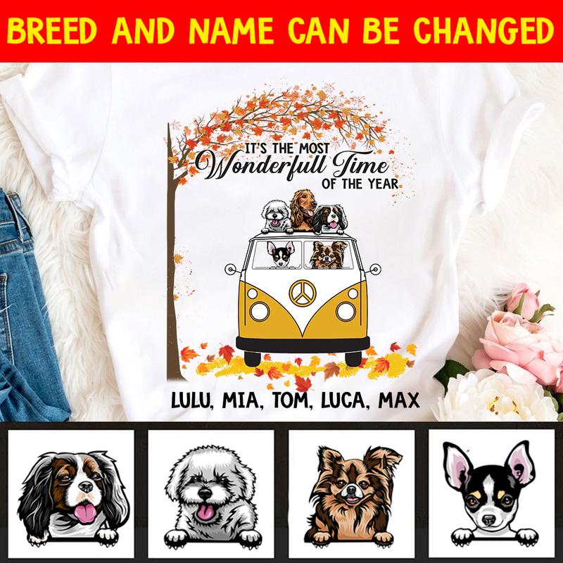 Wonderfull Time Dogs Personalized Shirt - TS017PS