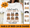 I'm Retired Cats Personalized Shirt - TS031PS