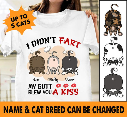 I Didn't Fart Cats Personalized Shirt - TS033PS