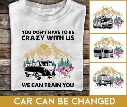 Crazy Camping Personalized Shirt - TS010PS