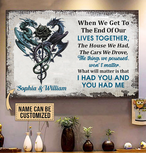 Personalized Dragon Poster - PT109PS