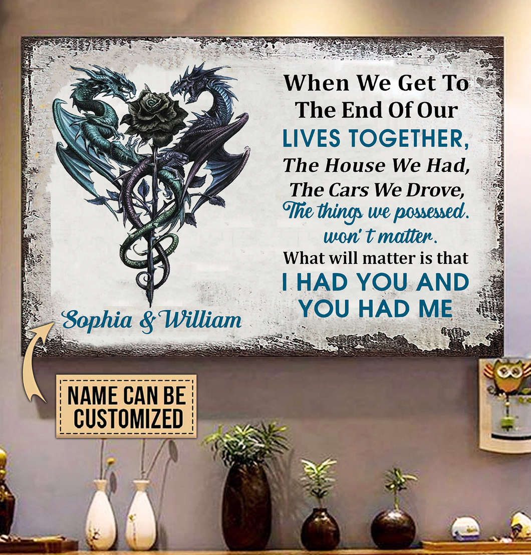 Personalized Dragon Poster - PT109PS