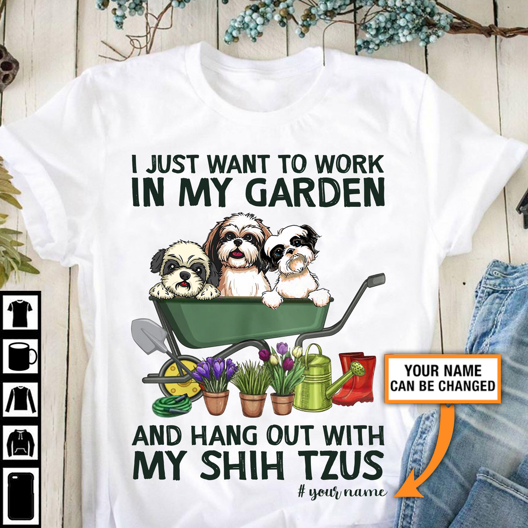 Personalized Shihtzu T-shirt - TS121PS