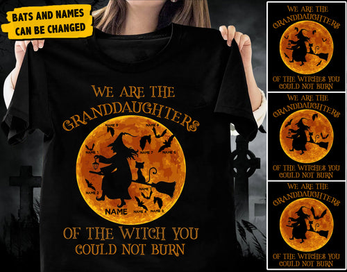 We Are The Granddaughters Of The Witch Wicca Personalized Shirt - TS076PS